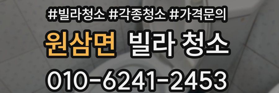 원삼면 빌라 청소