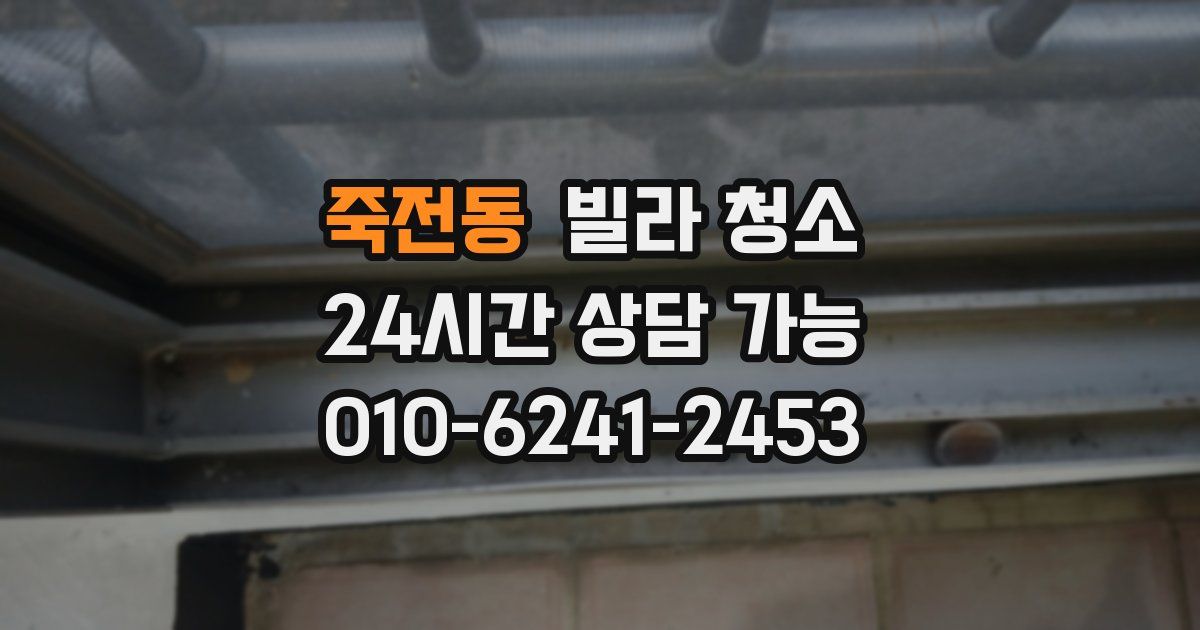 죽전동 빌라 청소