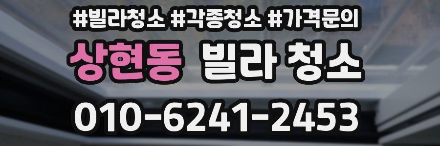 상현동 빌라 청소