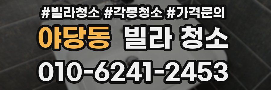 야당동 빌라 청소