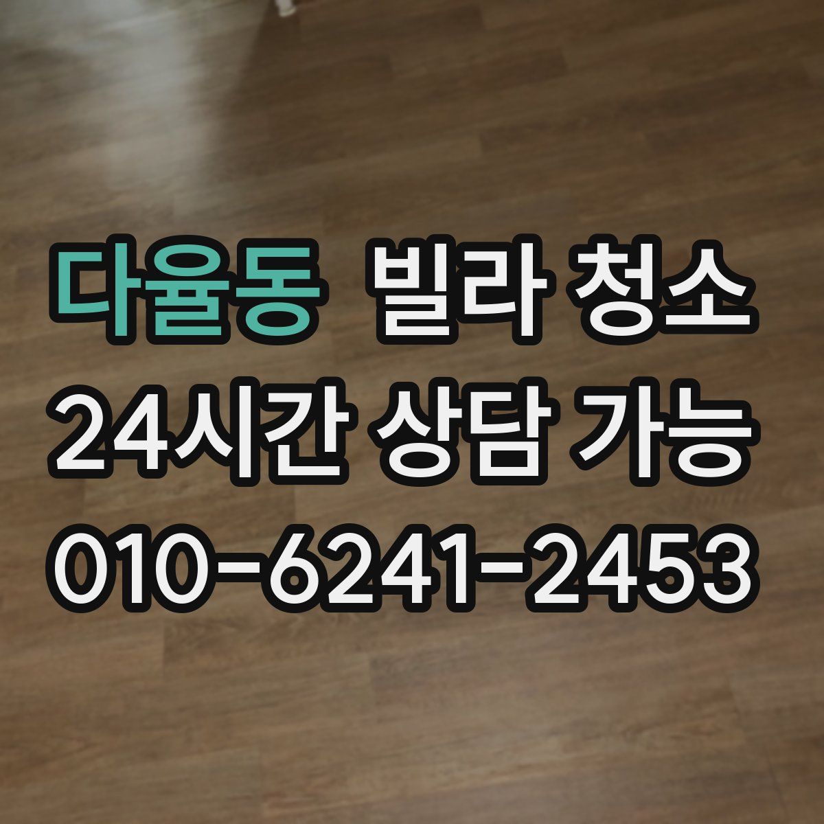 다율동 빌라 청소