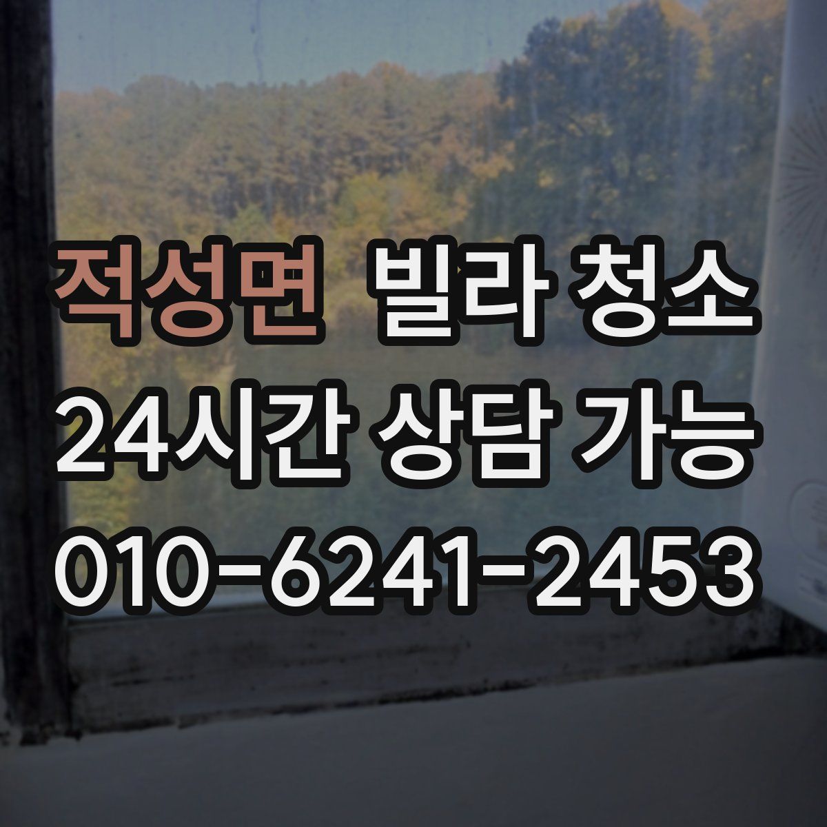 적성면 빌라 청소