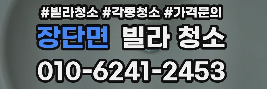 장단면 빌라 청소