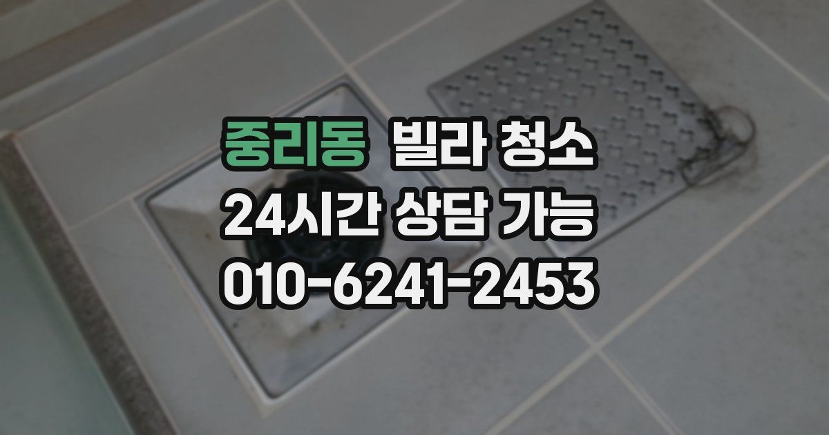 중리동 빌라 청소