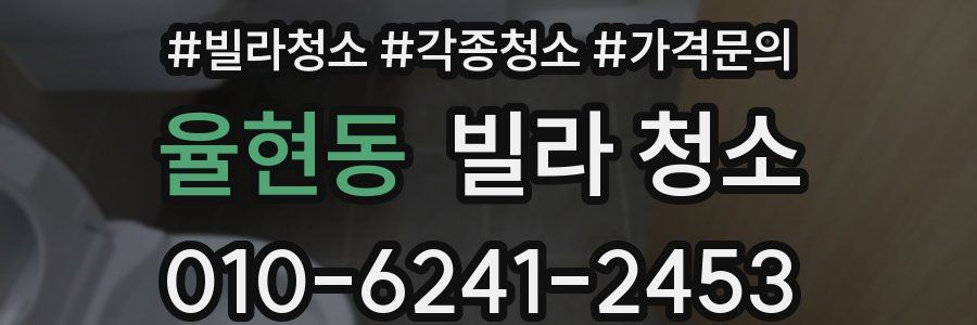 율현동 빌라 청소