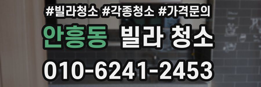 안흥동 빌라 청소