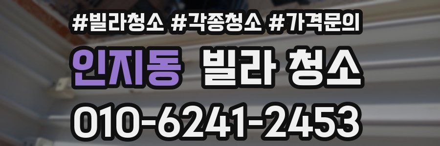 인지동 빌라 청소