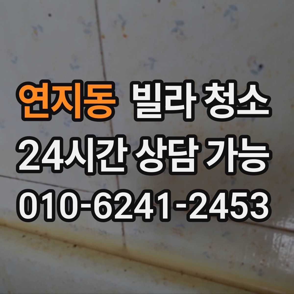 연지동 빌라 청소