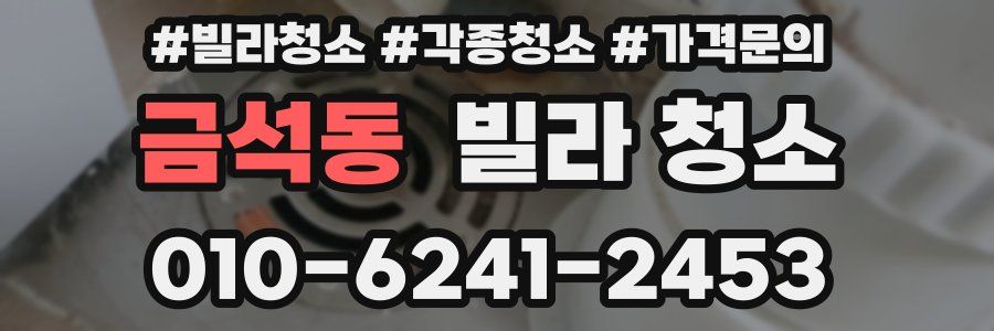 금석동 빌라 청소