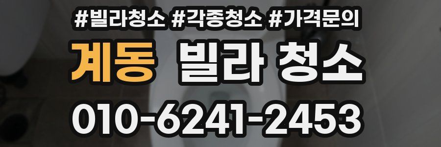 계동 빌라 청소