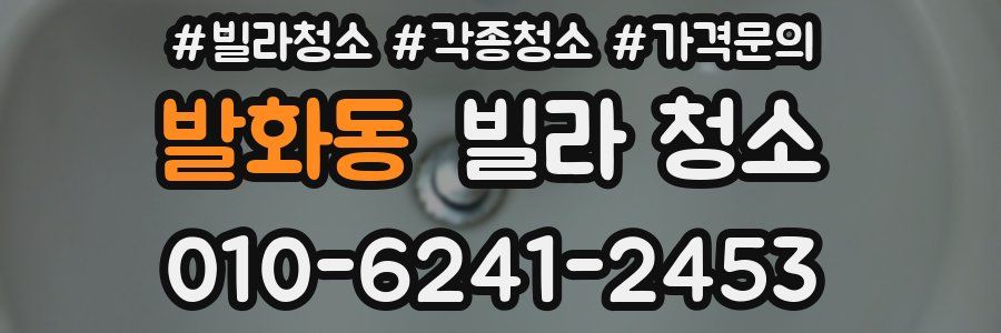 발화동 빌라 청소