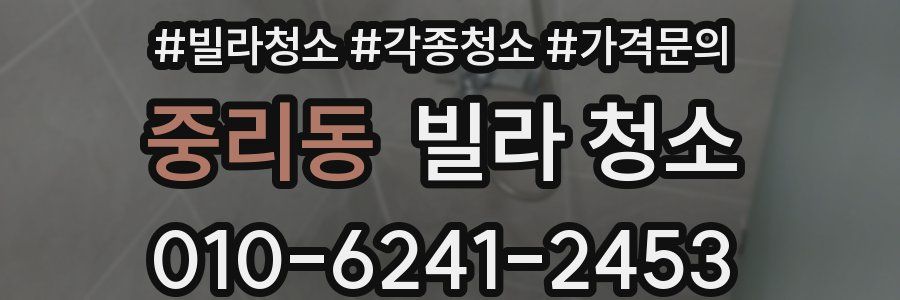 중리동 빌라 청소