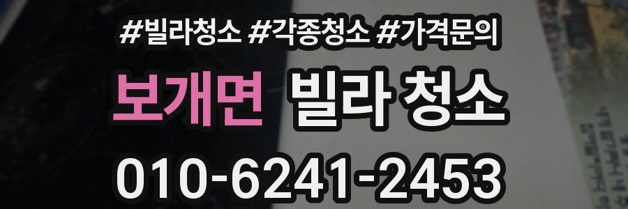 보개면 빌라 청소