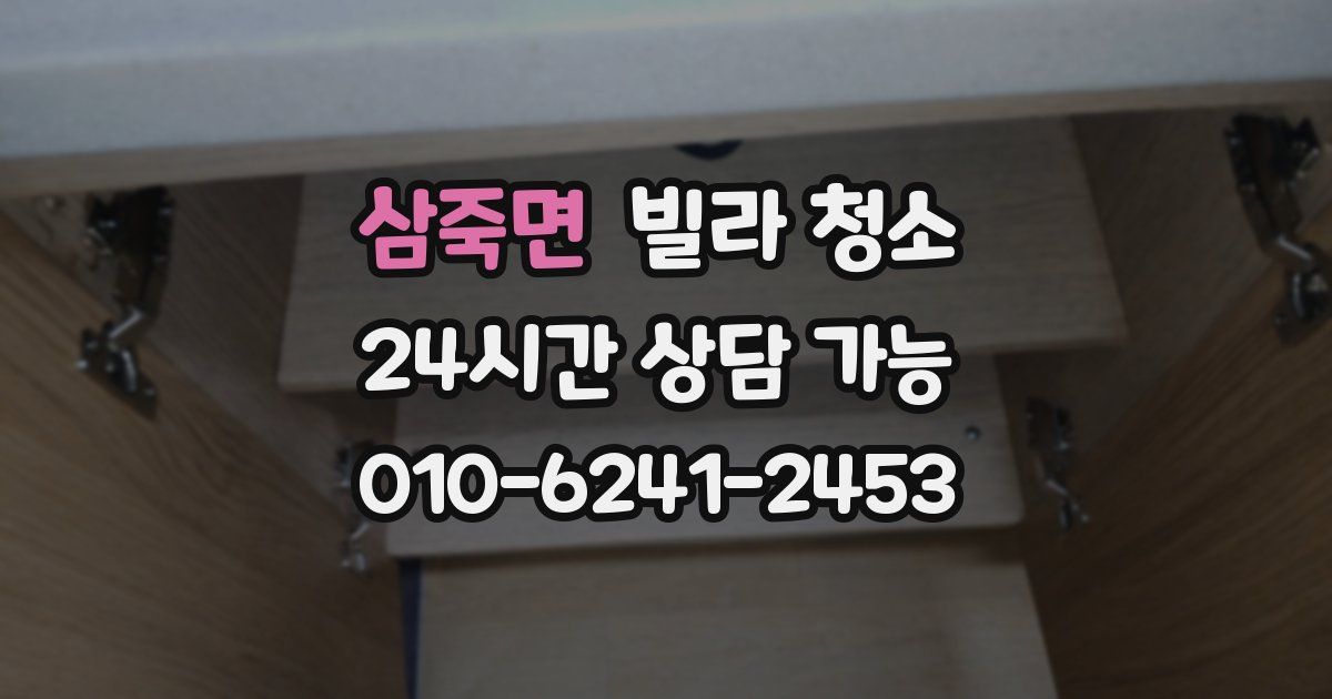 삼죽면 빌라 청소