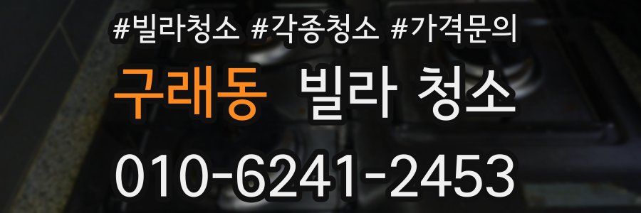 구래동 빌라 청소