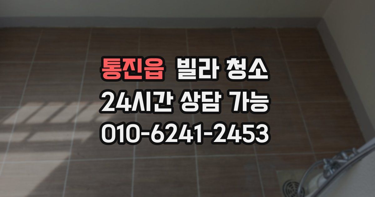 통진읍 빌라 청소