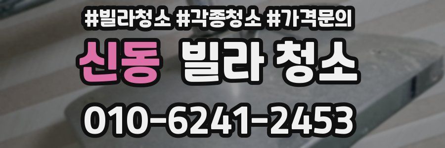 신동 빌라 청소
