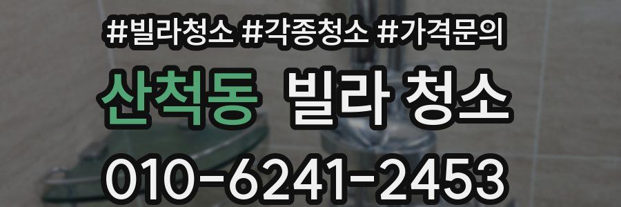 산척동 빌라 청소