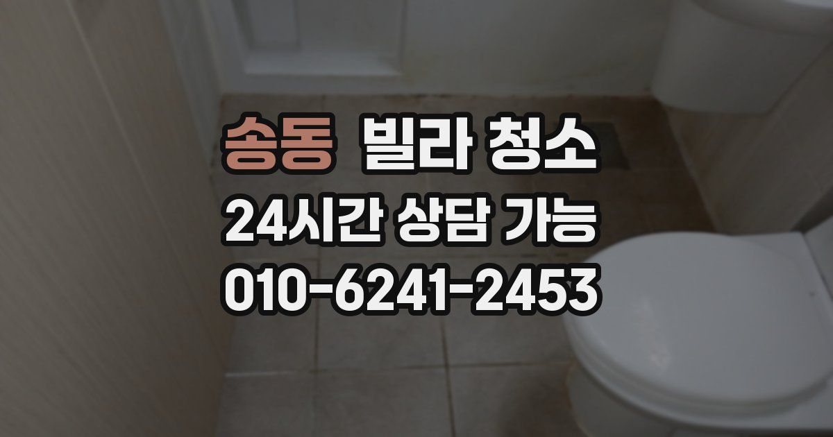 송동 빌라 청소