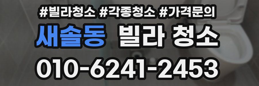 새솔동 빌라 청소