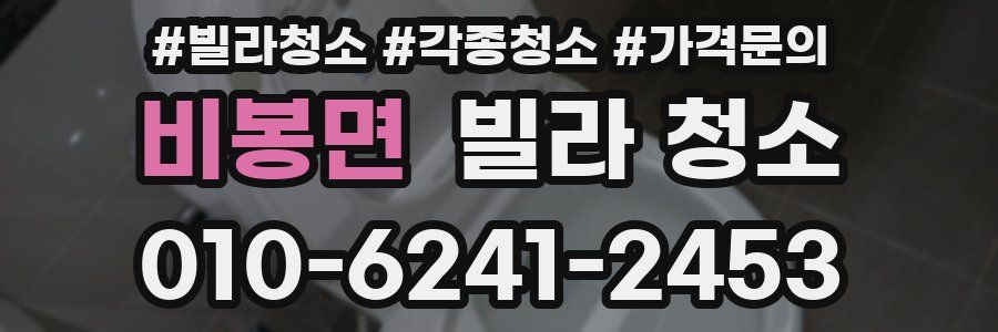 비봉면 빌라 청소