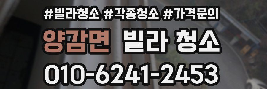 양감면 빌라 청소