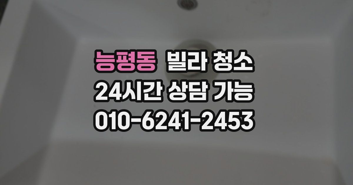 능평동 빌라 청소