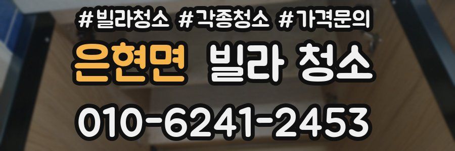 은현면 빌라 청소