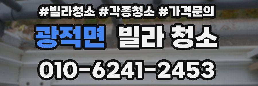 광적면 빌라 청소