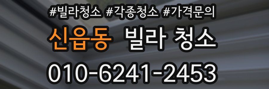신읍동 빌라 청소