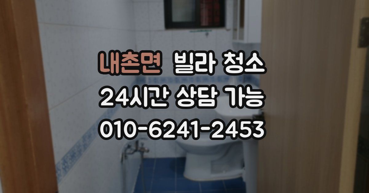 내촌면 빌라 청소