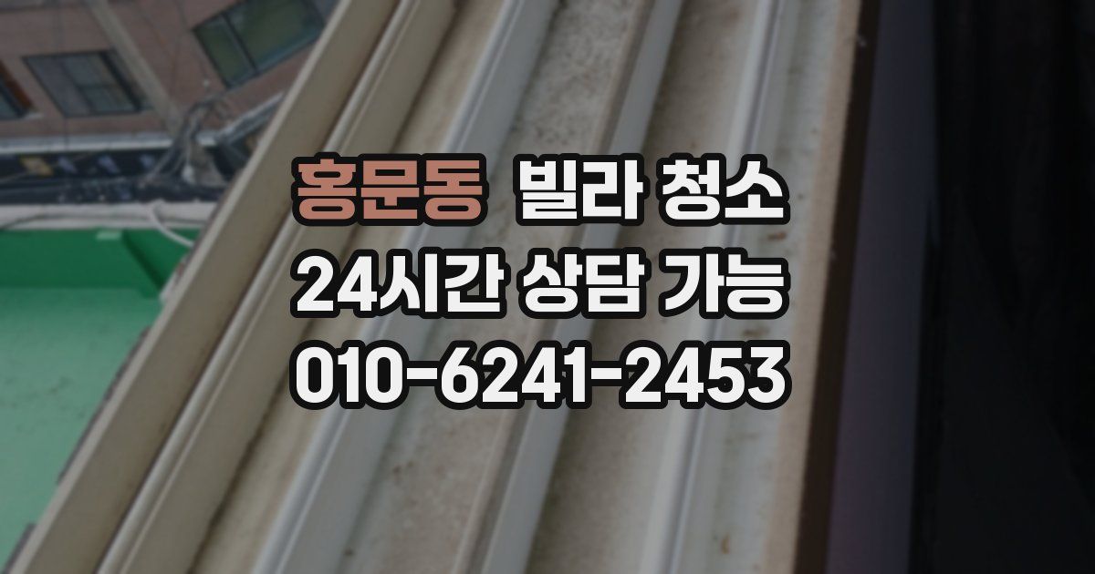 홍문동 빌라 청소