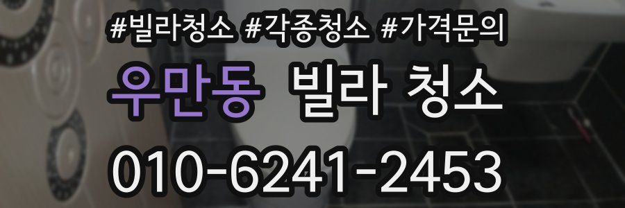 우만동 빌라 청소