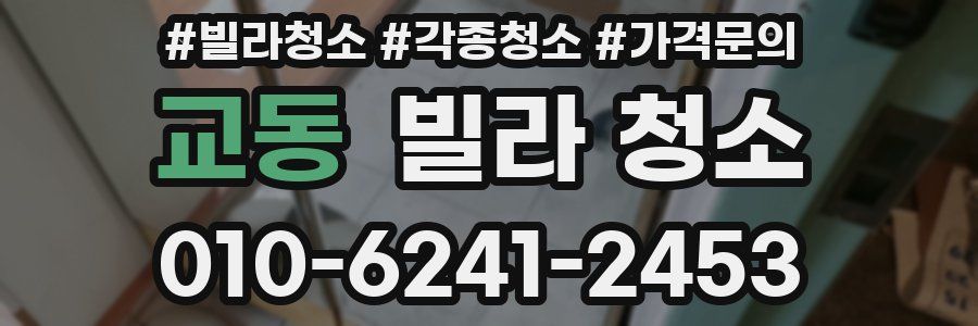 교동 빌라 청소