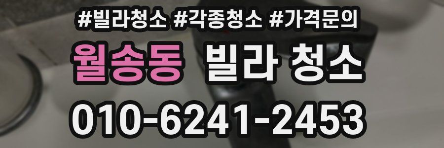 월송동 빌라 청소