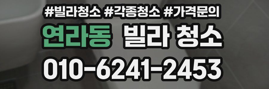 연라동 빌라 청소