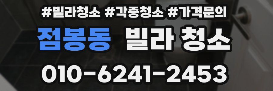 점봉동 빌라 청소