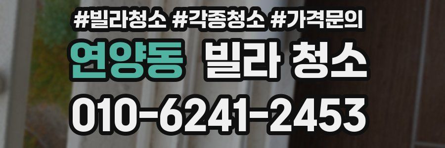 연양동 빌라 청소