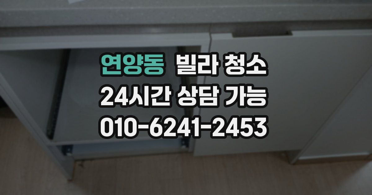 연양동 빌라 청소