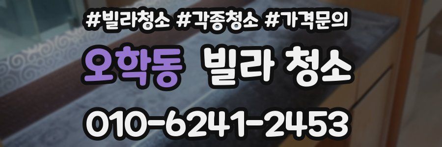오학동 빌라 청소
