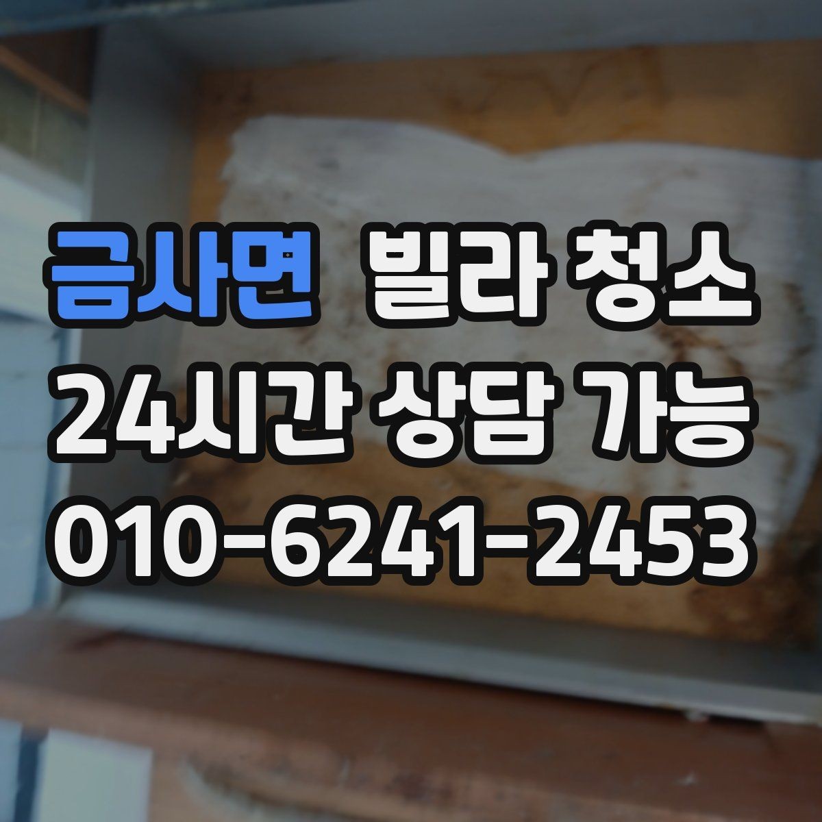 금사면 빌라 청소 장비(스팀 흡입) 사용이 필요한 구역 정리