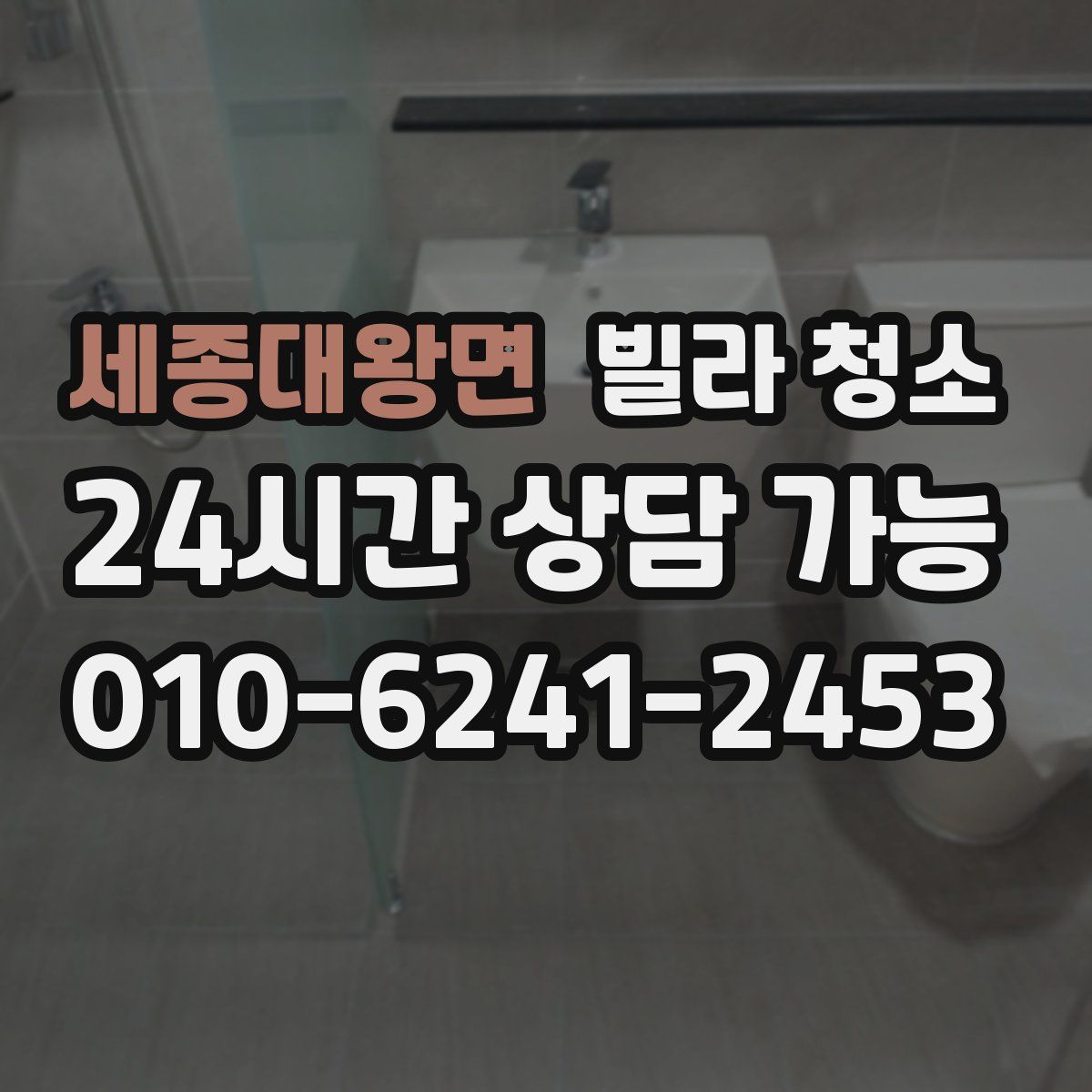 세종대왕면 빌라 청소