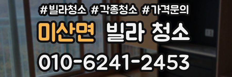 미산면 빌라 청소