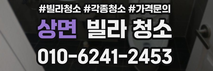 상면 빌라 청소