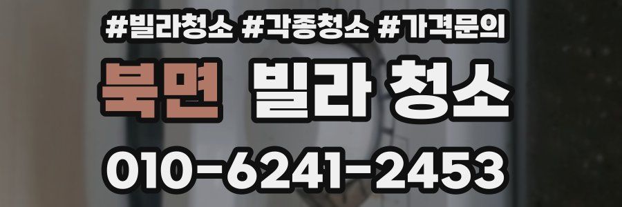 북면 빌라 청소
