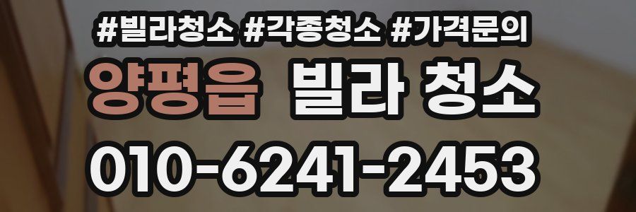 양평읍 빌라 청소