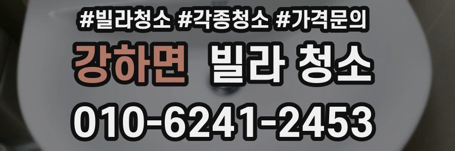 강하면 빌라 청소