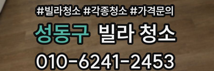성동구 빌라 청소