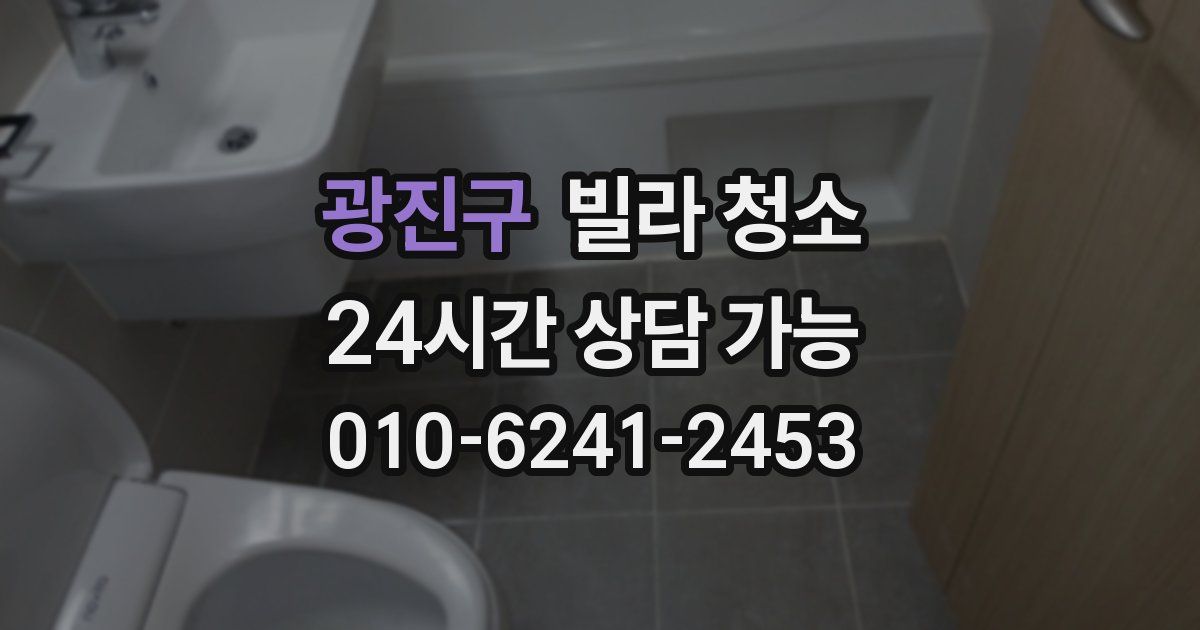 광진구 빌라 청소