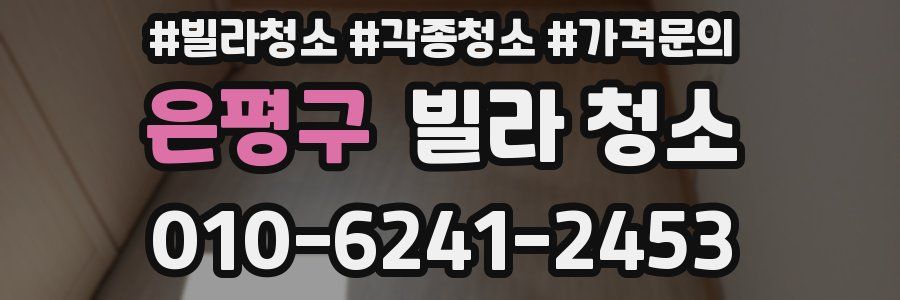 은평구 빌라 청소